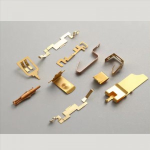 Εξαρτήματα σφράγισης φύλλων 5 αστέρων προσαρμοσμένης κατασκευής από ορείχαλκο